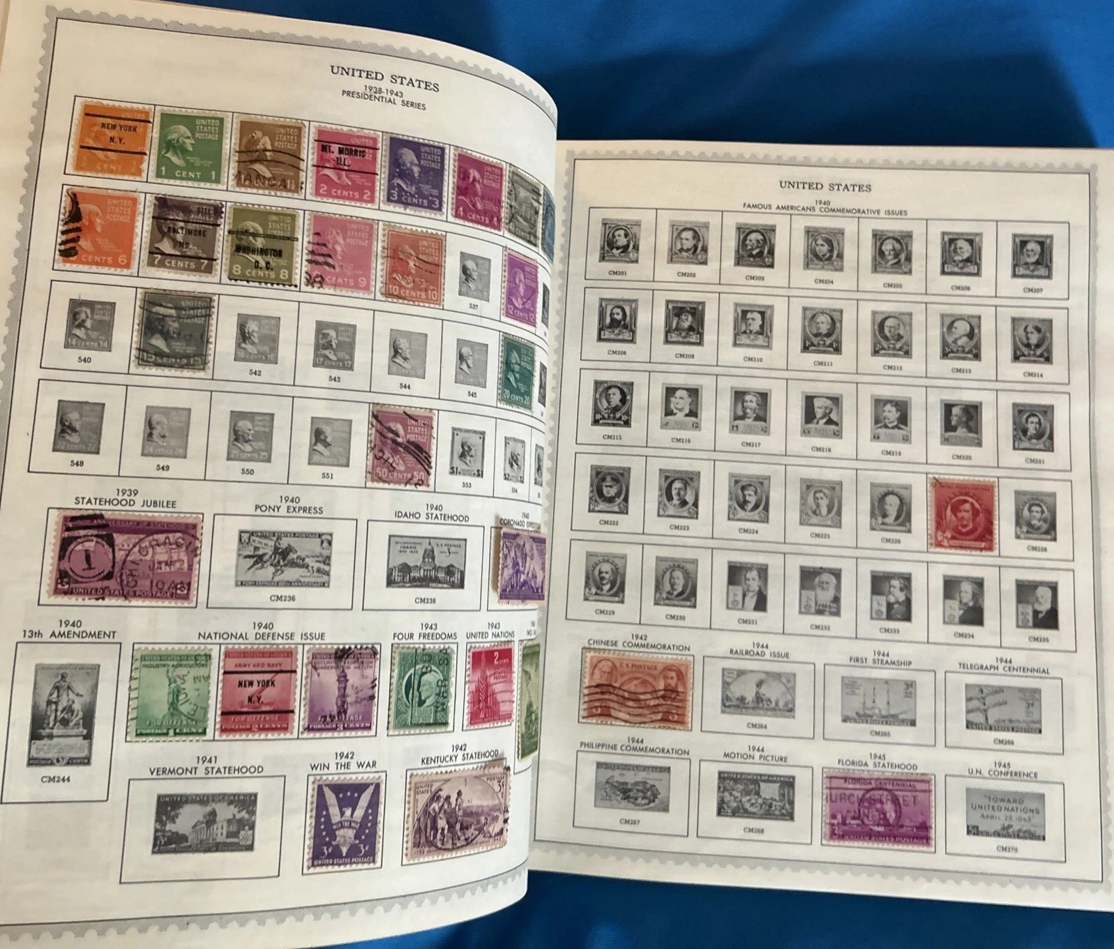 Color World Wide Sign Vintage- The New World Wide Postage Stamp Album 1972 (over 487 stamps ...