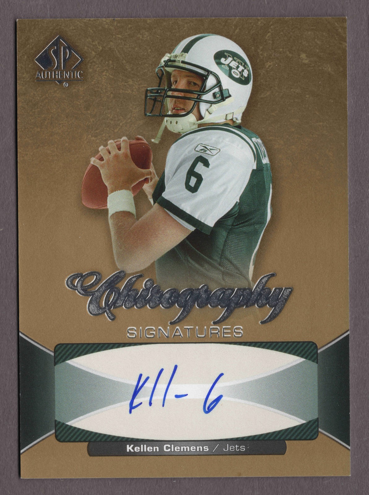 Kellen Clemens SP Authentic Chirography Signatures #CHKC Base