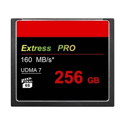 256GB UDMA high-Speed CF Card 160MB/s Transmission Speed