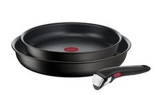 TEFAL Ingenio Titanium Anti-Scratch Non-stick 3 Piece Induction Frying Pan Set