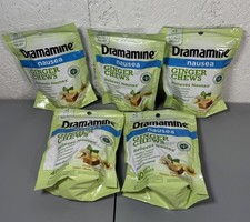 Lot of 5 Advanced Herbals Ginger Chews for Nausea Total 200 Chews Exp: 03/26