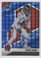 2021 Panini Mosaic Blue Mosaic Prizm 98/99 Deion Jones #17 fm0