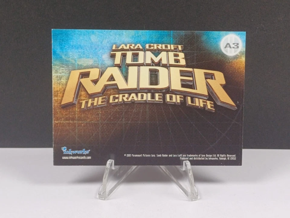 Authentic Inkworks Ciaran Hinds Autograph as Dr Jonathan Ross Tomb Raider - Image 2 of 2