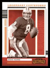 2021 Panini Contenders #LGD-SYO Steve Young Legendary Contenders Orange HOF