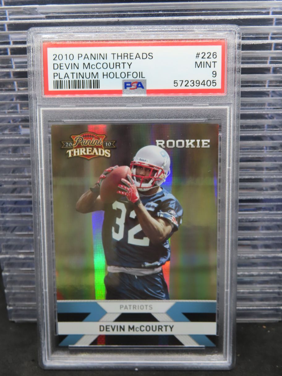 Devin McCourty Panini Threads #226 Platinum Holofoil