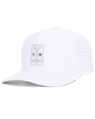 NEW Waggle Golf Suit Up White Adjustable Snapback Golf Hat/Cap