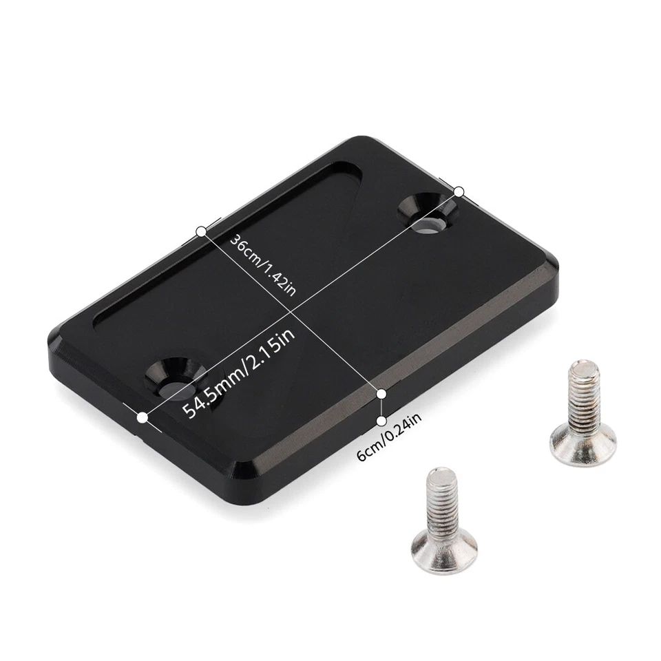 Tapa de cubierta de líquido de depósito de freno delantero CNC para Yamaha TW 200 2002-2024 TW200 Foto 3 de 4