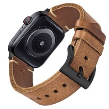 Horween Leather Watch Band for iWatch Ultra 1/2 Series 10/9/8/7/6/5/4/3/2/1/SE