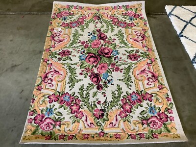 IVORY / ROSE 4' X 6' Flaw in Rug, Reduced Price 1172664118 CLV112A-4