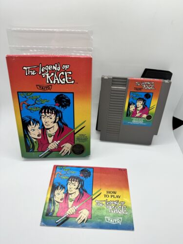 The Legend of Kage (Nintendo NES, 1987) Complete CIB Rare Nice! - Picture 1 of 10