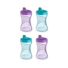 NUK Fun Grips Hard Spout Sippy Cup, 10 oz.  Easy to Hold, BPA Free, Spill Proof