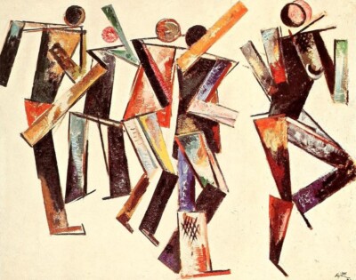 Five Figures : Varvara Stepanova : 1920 : Archival Quality