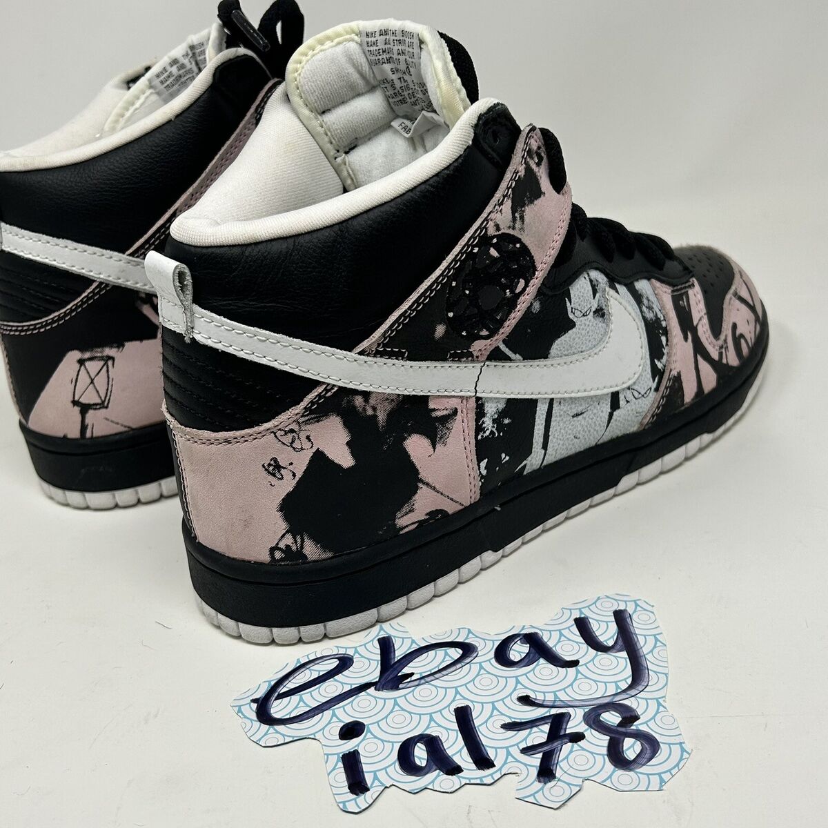 2004 Nike SB Dunk High Pro x Futura Dunkle Unkle US Size 9 2004 Nike SB Dunk High Pro x Futura Dunkle Unkle US Size 9
