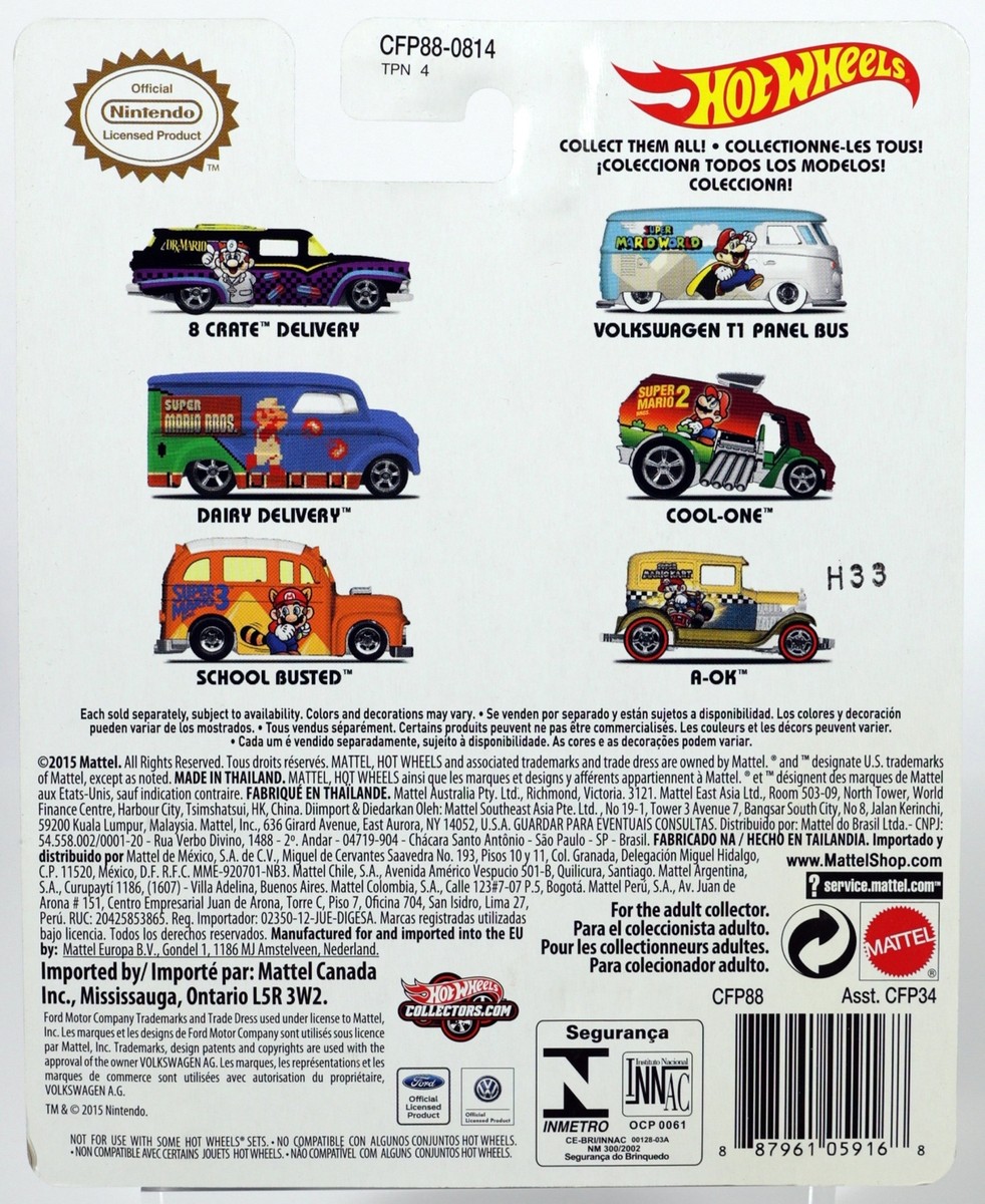 Hot Wheels Dairy Delivery Super Mario Bros. Pop Culture
