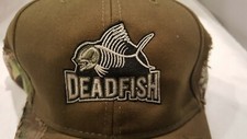 DeadFish Camo Realtree Advertising Strapback Adjustable Hat