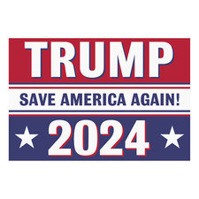 DONALD TRUMP 2024 Design Metal Sign