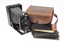 Zeiss Ikon Volta Folding 9x12cm Plate Camera With 135mm f6.3 Lens (0942G)