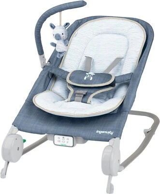 ingenuity Baby Liege Wippe Schaukel Happy Belly ROCK TO BOUNCE Massage Seat