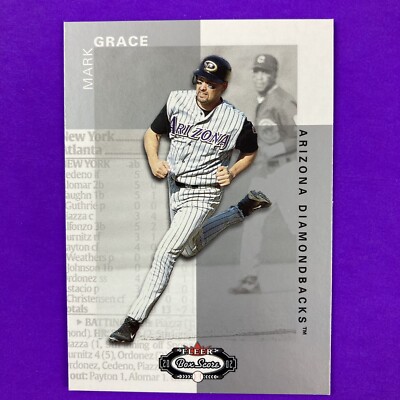 Mark Grace 2002 Fleer Box Score Card #40 MLB Arizona Diamondbacks