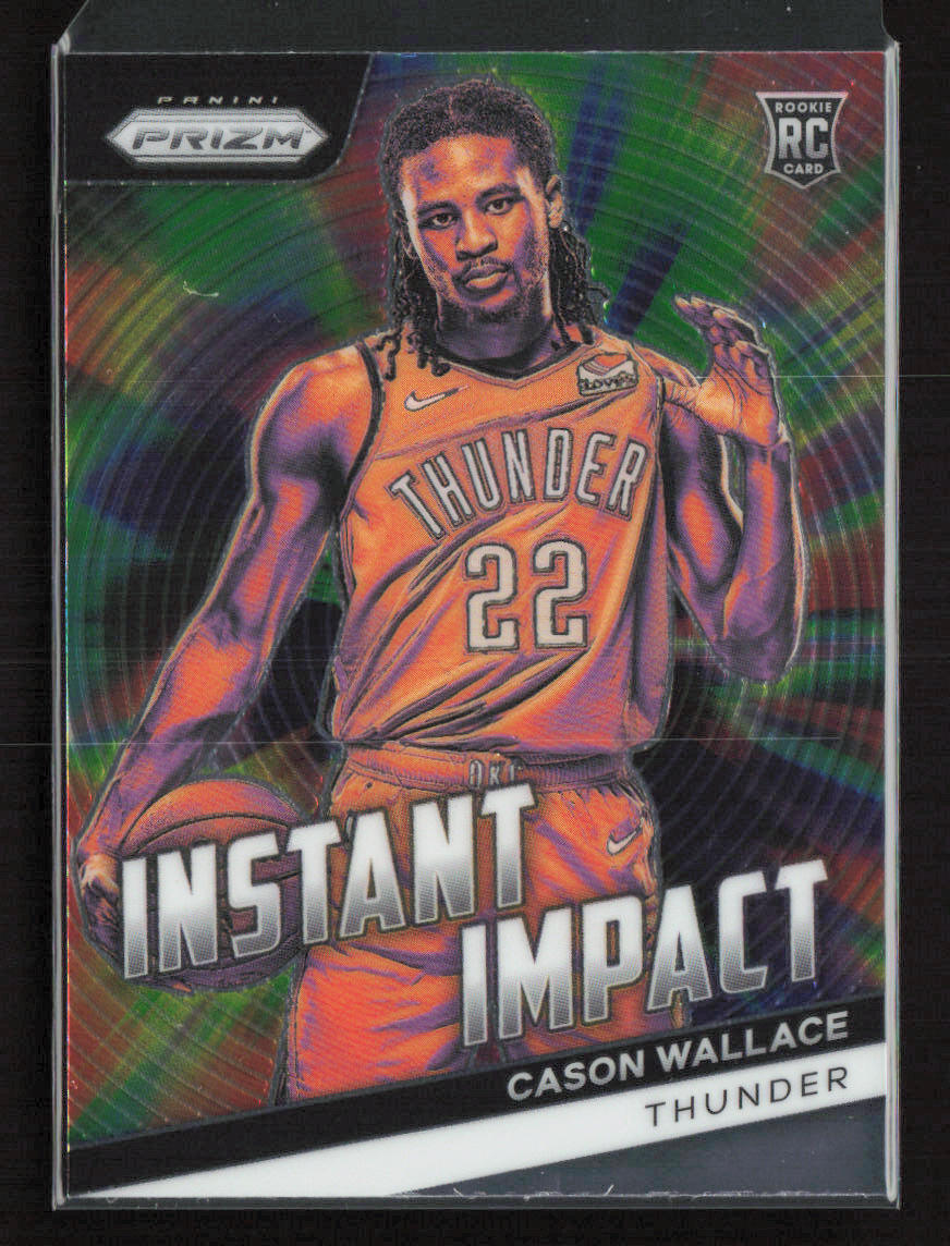 2023-24 Panini Prizm Instant Impact #15 Cason Wallace Oklahoma City Thunder
