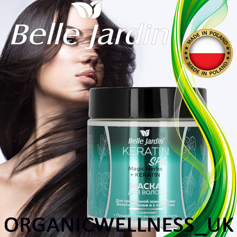 Mascarilla capilar BELLE JARDÍN hierbas mágicas/cuelludo problemático/cabello graso, caspa 450 ml