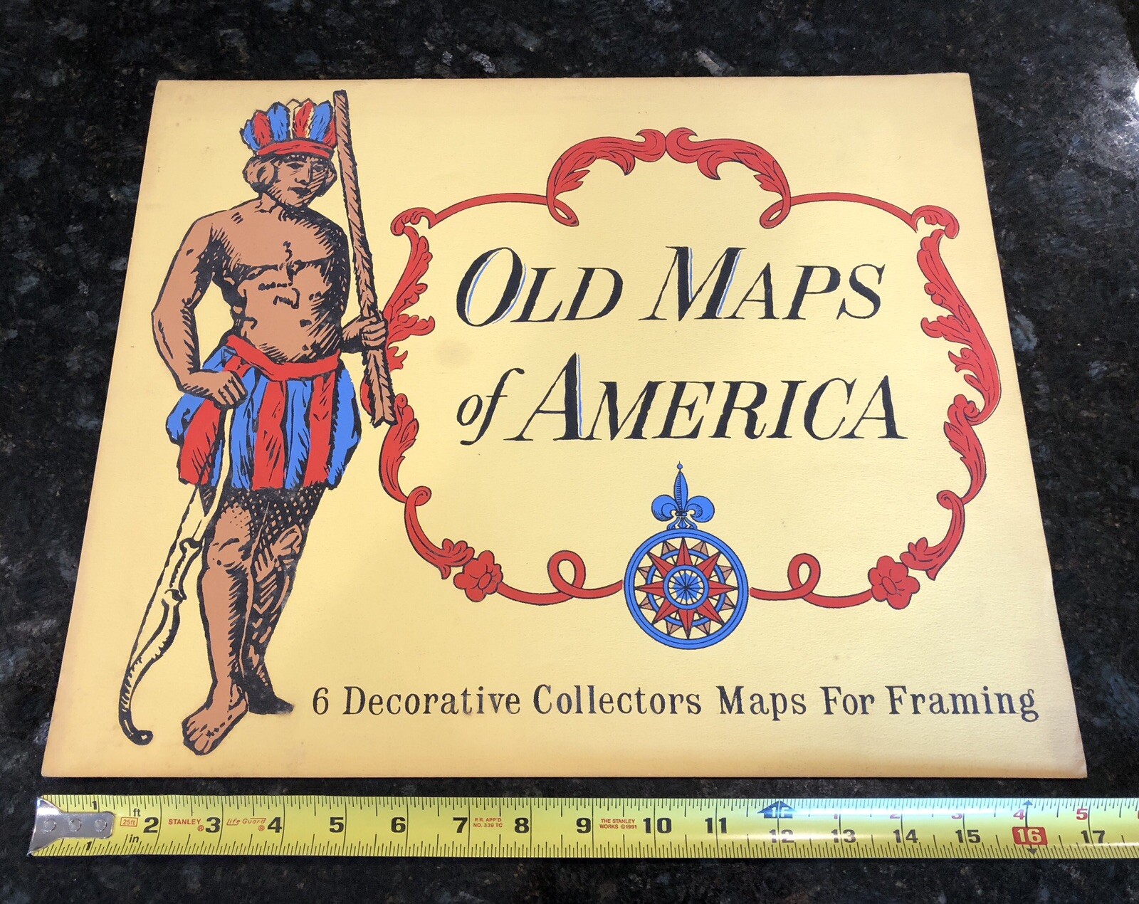 Old Maps of America - 6 Decorative Collectors Maps For Framing Howard ...