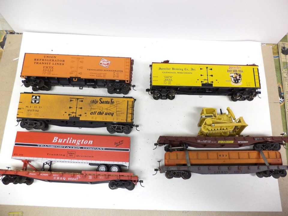 American Models/others S scale Freight cars(6), Milwaukee Road+ +, gc