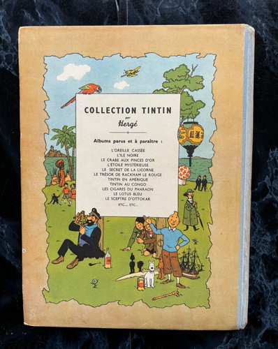 TINTIN - L'ETOILE MYSTERIEUSE - B1 - 1946 - papier épais - BE+ - Imagen 2 de 24