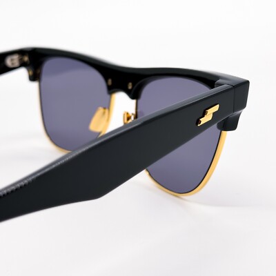 NEW BOTTEGA VENETA BV1003S 001 SQUARE BLACK GREY UNISEX  display picture 1