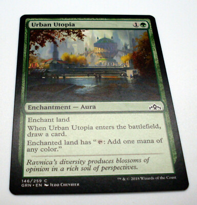 MTG Karte - Urban Utopia - Enchantment - Aura - Magic the Gathering Neu