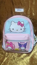 Sanrio Hello Kitty Kuromi My Melody Mini Backpack 10" Purse Bag NWT NEW