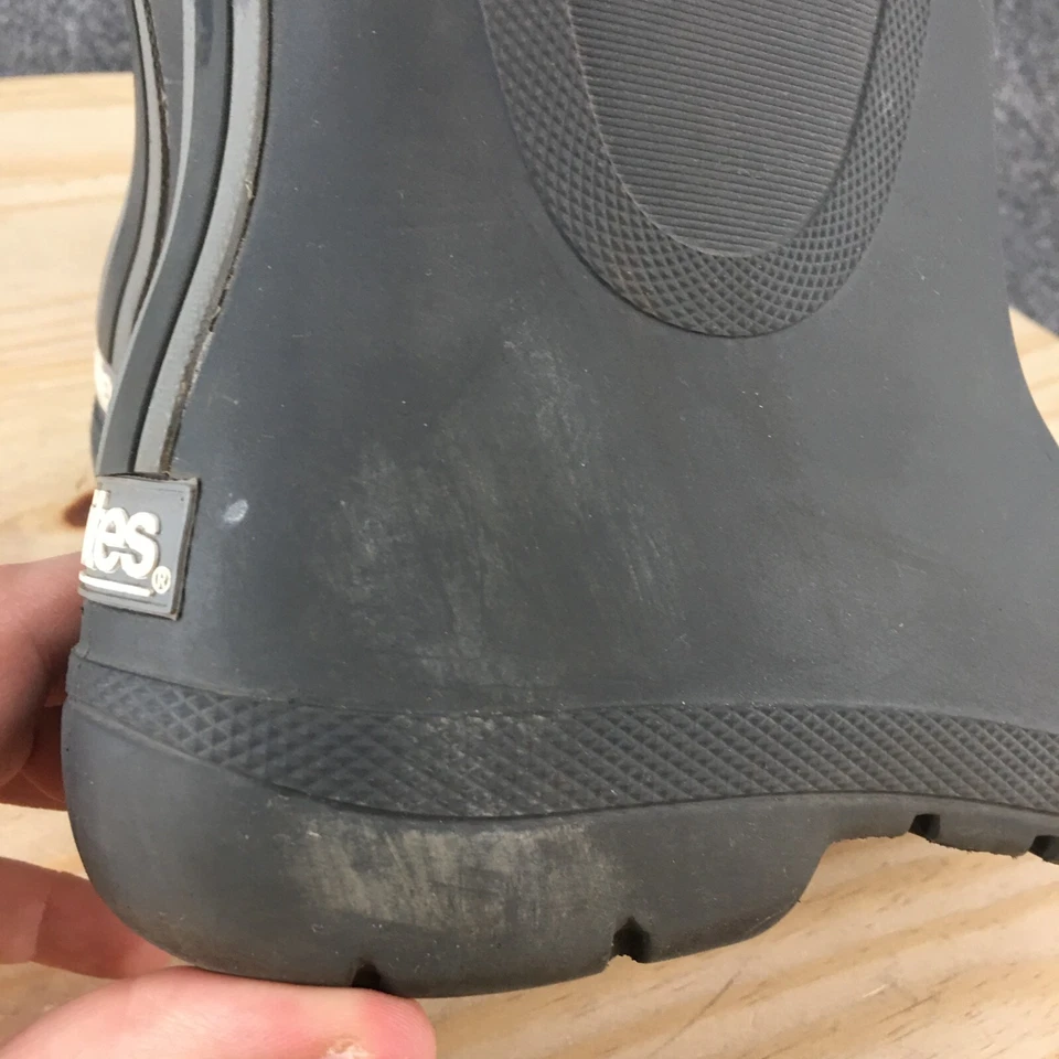 Totes Boots Womens 9 Cirrus Chelsea Rain Black Round Toe Pull On Ankle Top Flats - Image 4 of 4