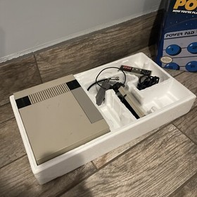 Nintendo NES Power Set in Box with Power Pad Controller Untested Not Complete
