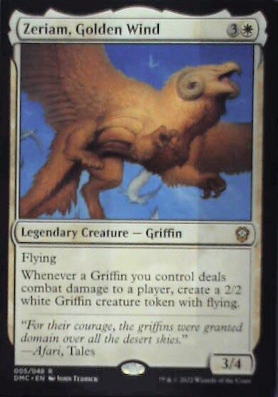 Zeriam, Golden Wind - Commander: Dominaria United: #5, MTG Nm R238