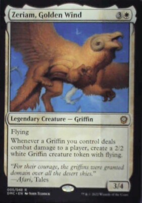 Zeriam, Golden Wind - Commander: Dominaria United: #5, MTG Nm R238 | eBay Zeriam, Golden Wind - Commander: Dominaria United: #5, MTG Nm R238 | eBay