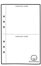 new tcmc the coffee monsterz co double sided 2-pocket sheet protectors (10) pack