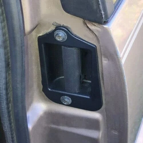 Pestillo de manija de metal de tercera puerta de cabina extendida para Chevy S-10 S-15 Sonoma Hombre Foto 2 de 4