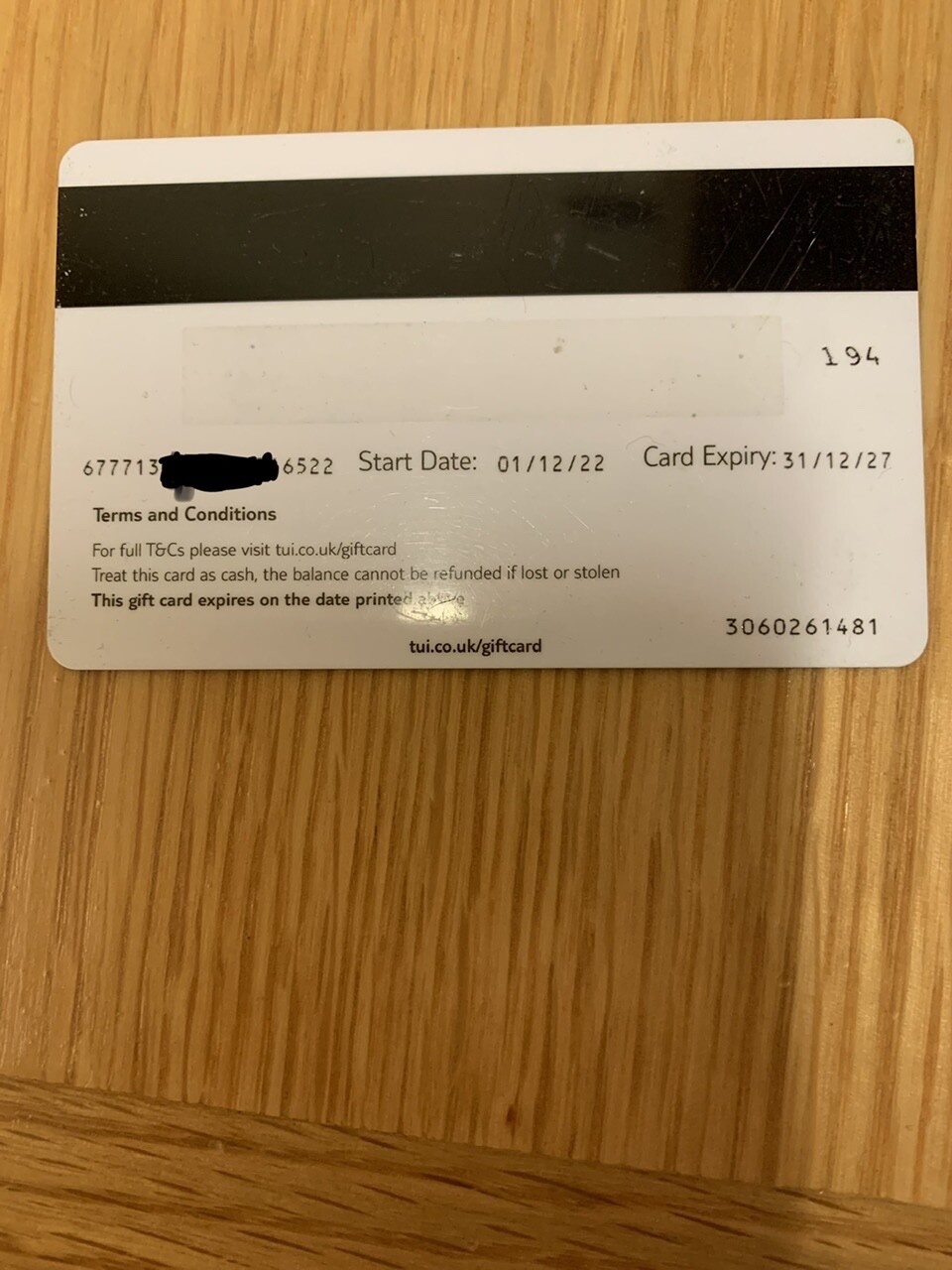 tui travel agent gift card with £500 credit eBay