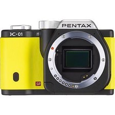 PENTAX Digital SLR Camera 16.28MP K-01 BK/YE Body Black Yellow BODY only