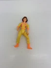 Vintage Tmnt 1988 April O Neal Blue Strip Jumpsuit Action Figure