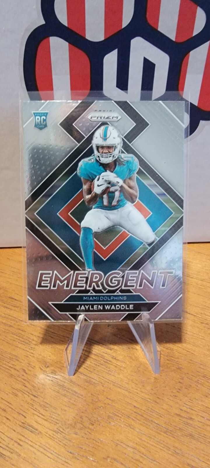 Jaylen Waddle RC Emergent Rookie 2021 Panini Prizm Football Miami Dolphins 🔥🔥