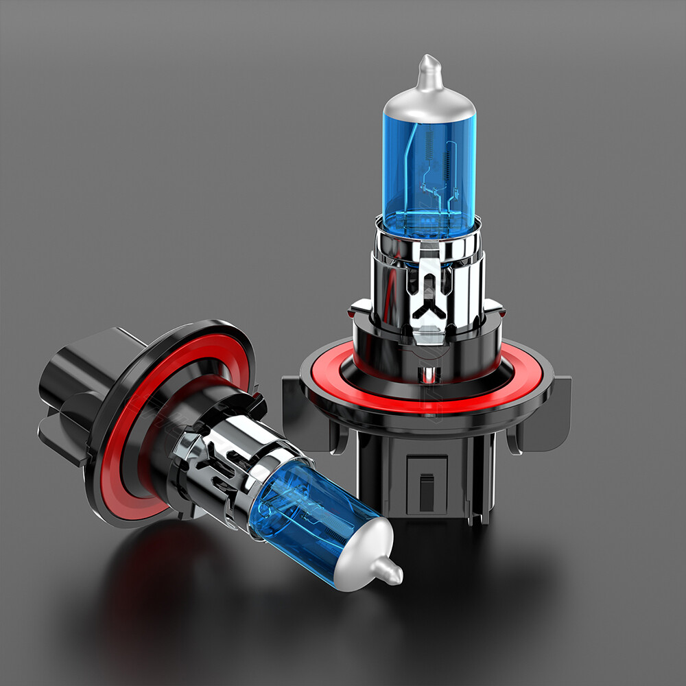 9008 H13 Halogen Headlight Bulbs High Low Beam Kit 5500K White