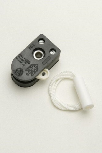 Jeani 708 2A Miniature Pull Switch with White Pull Cord and Toggle Side Pull - Picture 9 of 12