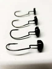 (12) NED RIG JIG HEADS Weedless #1 Victory EWG  Hook (Choose Weight and Color)