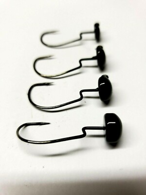 (12) NED RIG JIG HEADS #1 Victory EWG  Hooks, various colors and  weights