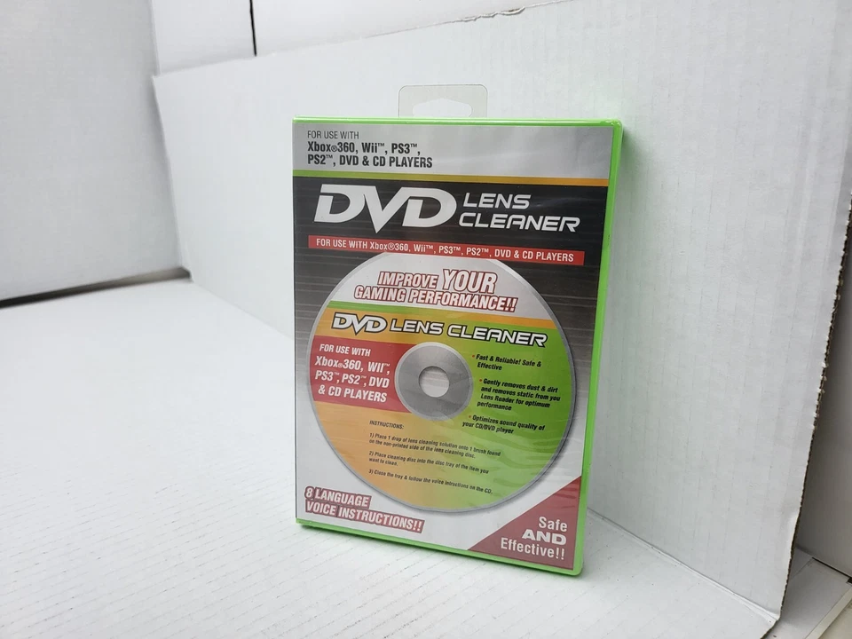 NEW LASER LENS CLEANER for CD/DVD/PC/PS2/PS3/XBOX/WII/360 W/Cleaning Liquid #Z13 - Image 3 of 4