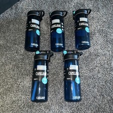 Lot Of 5 CamelBak Eddy Water Bottle 25oz Clear Blue Tint Leak Proof Team Set