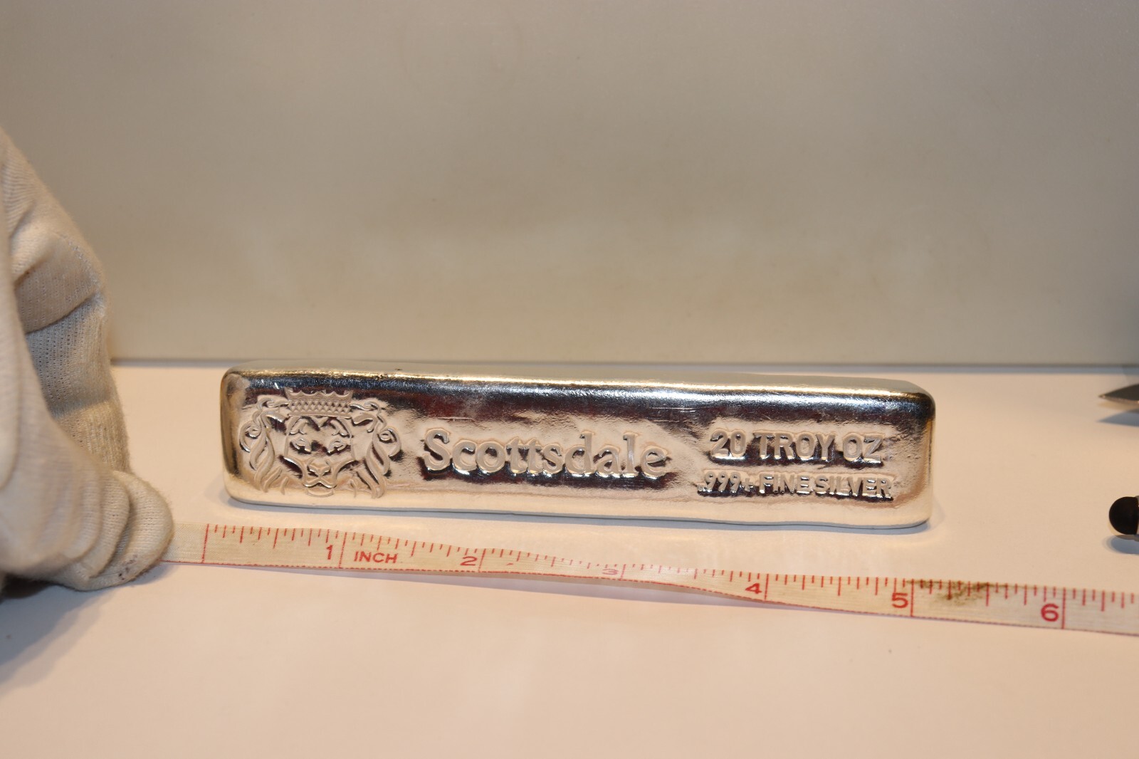 20 oz .999 Silver Bar Scottsdale Kit Kat Style eBay