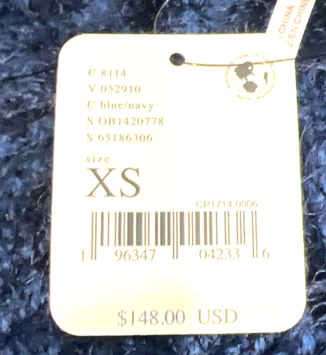 Free People Gretta Cardi Blue XS ($148 MSRP) - Picture 3 of 4