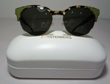 Diane von Furstenberg JOHANA Tokyo Tortoise New Women's Sunglasses